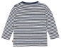 Preview: Luftiges Leinen Langarmshirt Streifen - marineblau