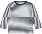 Preview: Luftiges Leinen Langarmshirt Streifen - marineblau