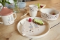 Preview: Kindergeschirr Set - Tiny Farmer, Schaf & Gans in Beige