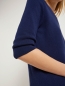 Preview: STRUKTUR-HALBARMPULLOVER   aus Bio-Baumwolle - navy