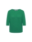 Preview: STRUKTUR-HALBARMPULLOVER aus Bio-Baumwolle - green