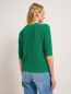 Preview: STRUKTUR-HALBARMPULLOVER aus Bio-Baumwolle - green