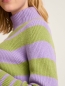 Preview: Rippenpullover - purple rose/fern