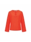 Preview: Bluse mit Bindedetail aus TENCEL™ mit Leinen -  mango