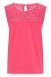 Preview: Top mit Spitzendetails - dark sorbet