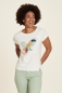 Preview: Lockeres T-Shirt mit Print - cloud