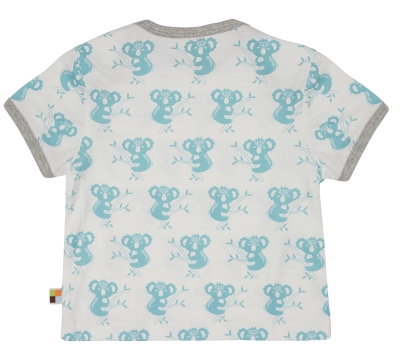 Kurzarm Shirt Koala - hellblau