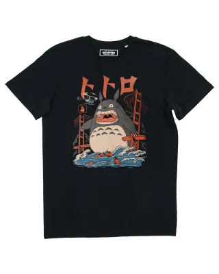 Totoro Attack T-Shirt black