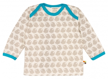 Langarm Shirt Spatzen - Stone