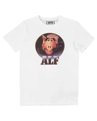 Weißes Alf Badge T-Shirt