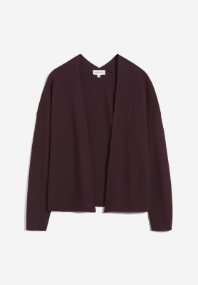 Strickjacke ANABELLAA - aubergine