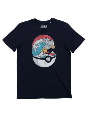 Preview: Pokemon Wave T-Shirt  - Pikachu