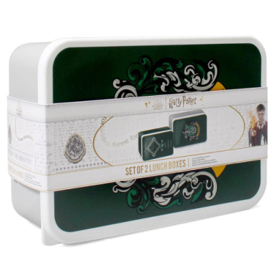 Brotzeitdose 2er Set - Harry Potter - Slytherin