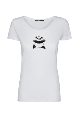 Animal Yoga Panda Loves - White