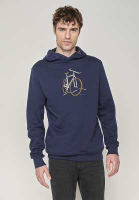 Kapuzensweatshirt Bike Just ride - navy