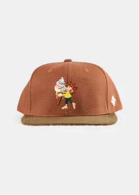 Cap "Pumuckl Schleckeis" - rostrot (Snapback)
