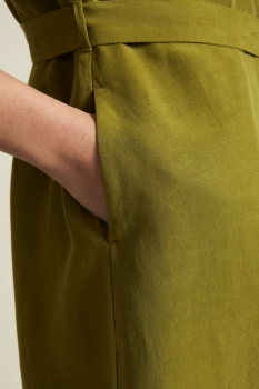 LANIUS - Hemdblusenkleid - olive