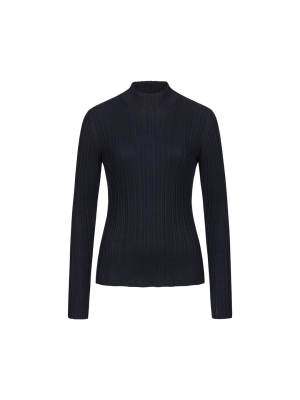 Rippenstrick - Pullover - atlantic