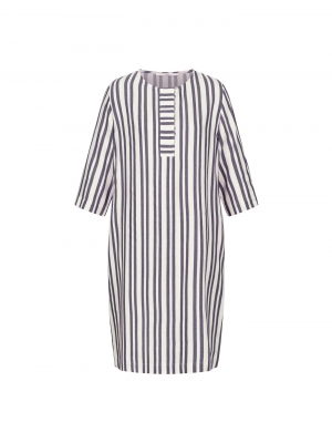 Kaftankleid - off white/atlantic