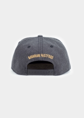 Cap Bavarian Fastfood - schwarz (Snapback)