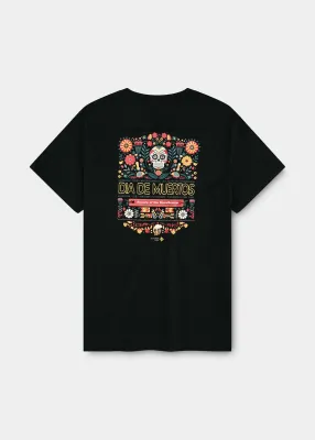 T-Shirt "Dia de muertos" - schwarz