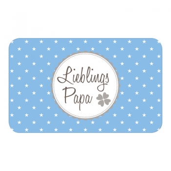 Melamin Brettchen "Lieblings Papa"