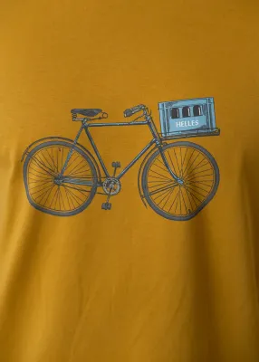 T-Shirt "Expresslieferdienst" - ocker