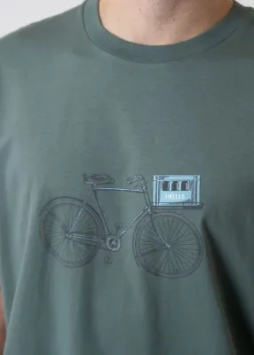 T-Shirt "Expresslieferdienst" - grün