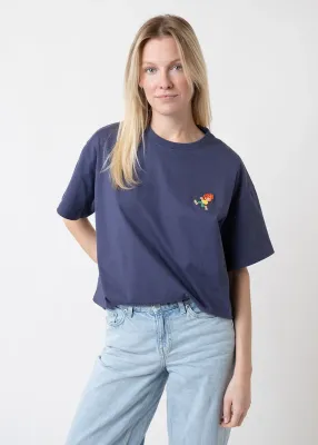 Preview: T-Shirt "Grantig by nature" - graublau, v2