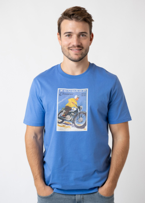 T-Shirt Zündapp Elastic - blau