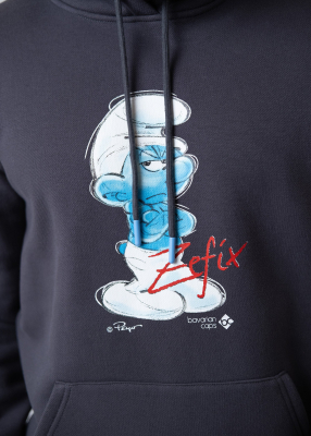 Hoodie "Muffi, Zefix" - dunkelgrau