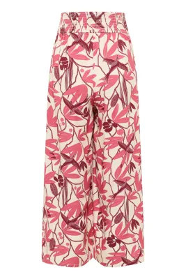 Hose Vickyy aus EcoVero™ Viskose - berry bird