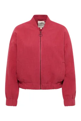 Preview: Jacke Rumii aus Bio-Baumwolle - garnet red