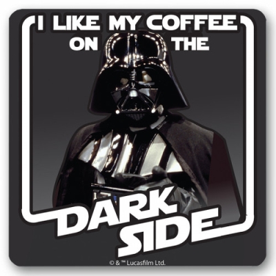 Untersetzer - Star Wars Coffee on the dark side