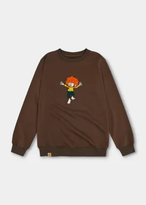 Sweater "Pumuckl" - dunkelbraun