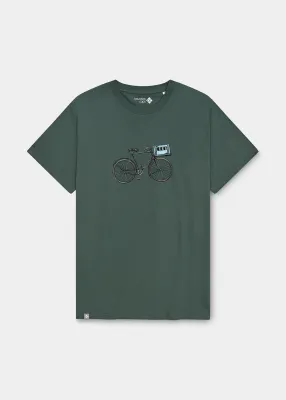 Preview: T-Shirt "Expresslieferdienst" - grün