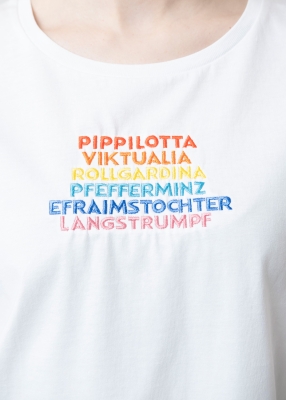 T-Shirt "Pippilotta Viktualia" - weiß