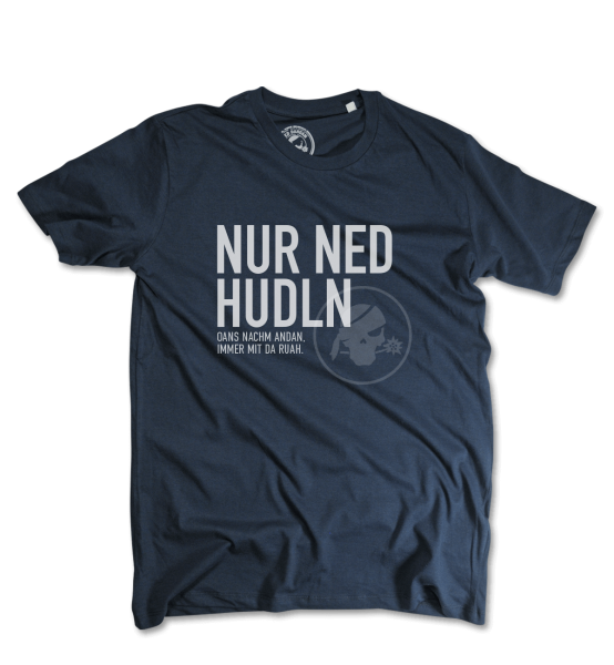 Nur ned hudln - blau