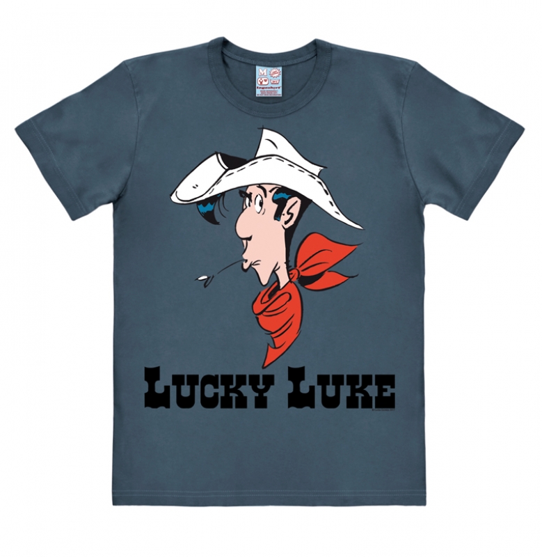 Lucky Luke Portrait - grau