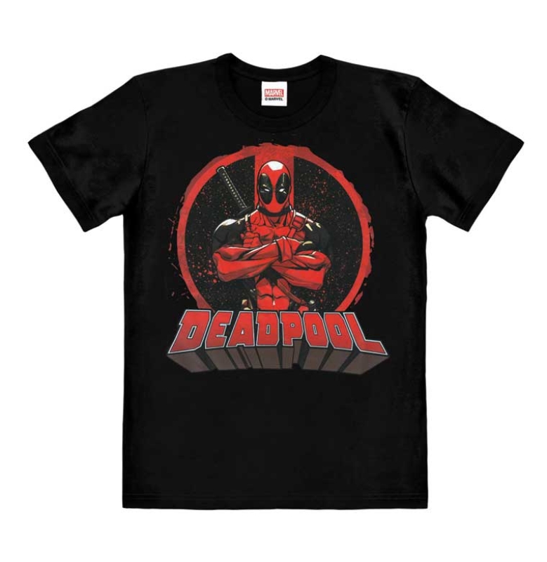 Deadpool - Circle - Marvel Comics - T-Shirt Print - Herren