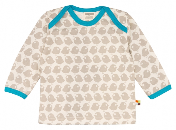 Langarm Shirt Spatzen - Stone