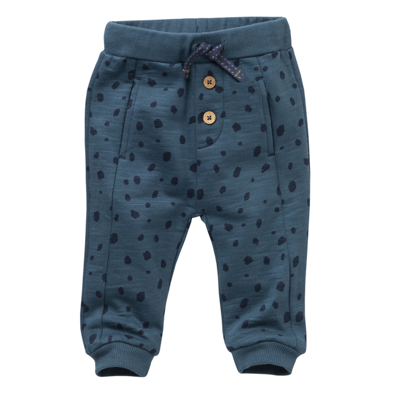 Robuste gemusterte Sweathose smaragdgrün