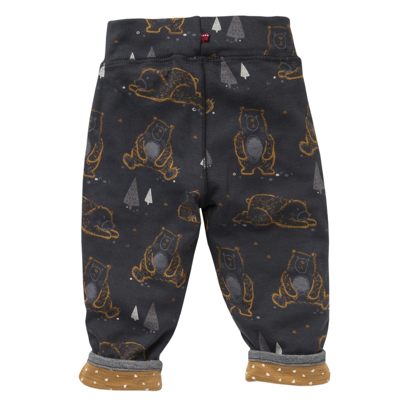 Wendehose mit Bärchen  - anthrazit