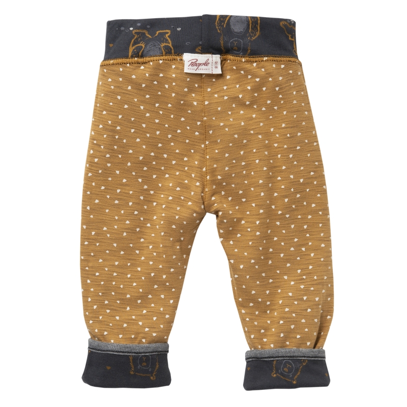 Wendehose mit Bärchen  - anthrazit