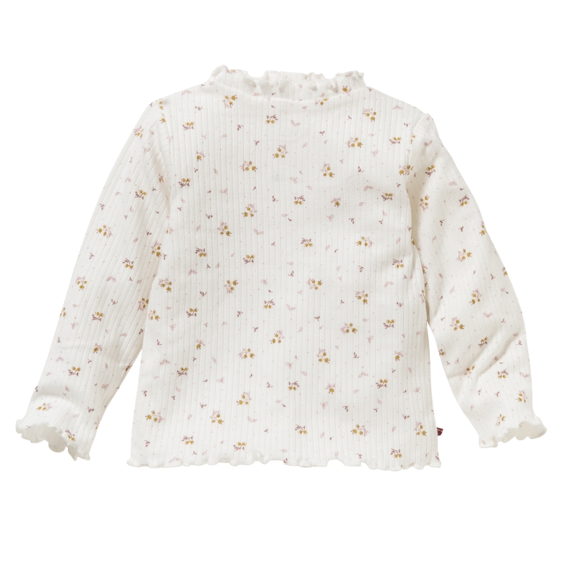 Langarmshirt mit Stehkragen