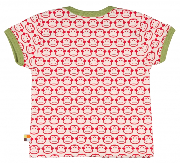 T-Shirt Affen - Tomato