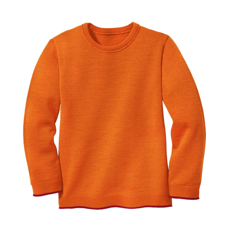 Strick-Pullover - orange