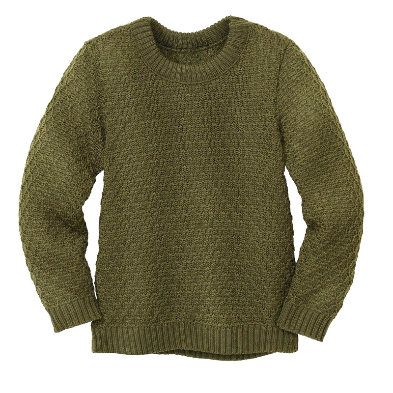 Aran-Pullover - olive