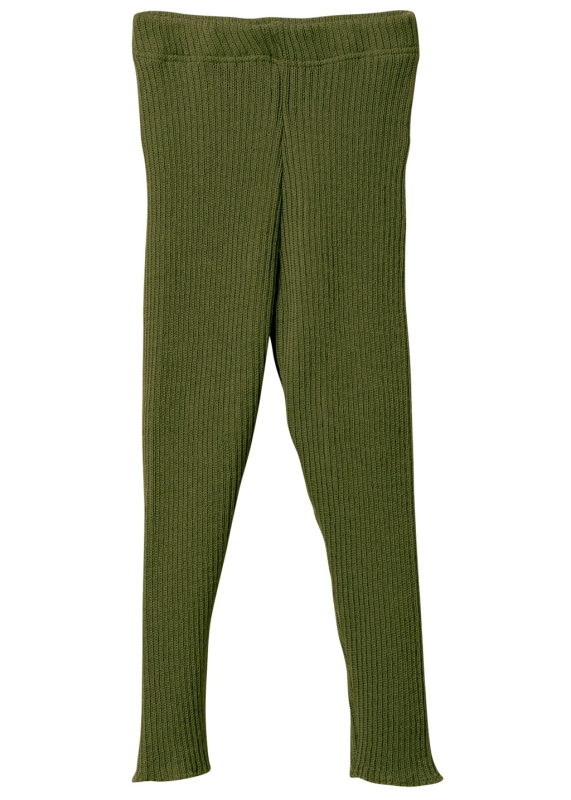 Strick-Leggings - olive