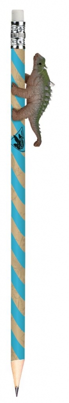 Dino Bleistift - blau